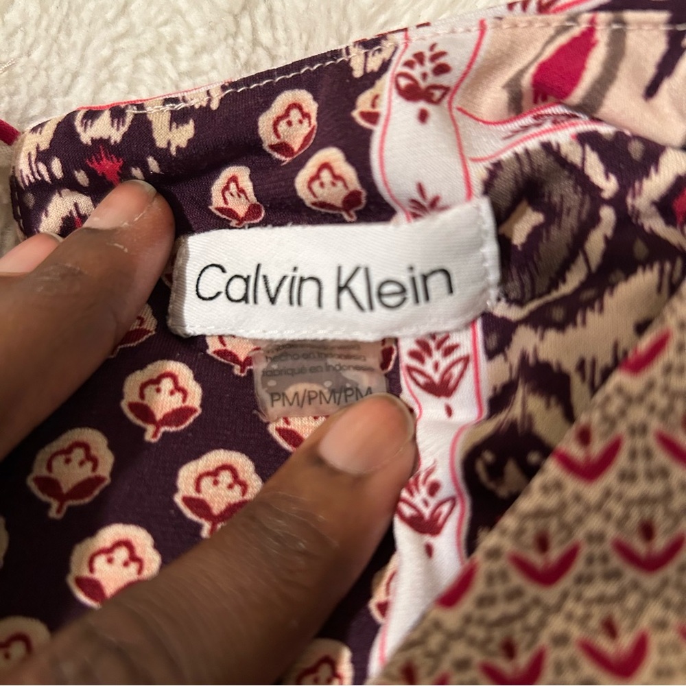 Calvin Klein Kids Patchwork Blouse - Brown And Cr… - image 3